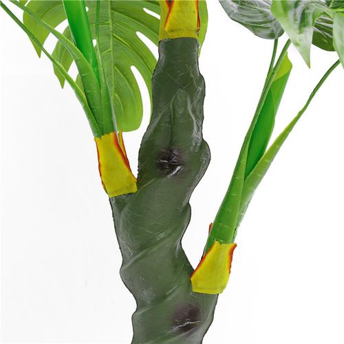 工厂批发逼真仿真绿色植物——小型人造龙血树盆栽，打造四季常青的盆景艺术